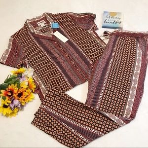 NWT Rachel Zoe 2 piece linen outfit